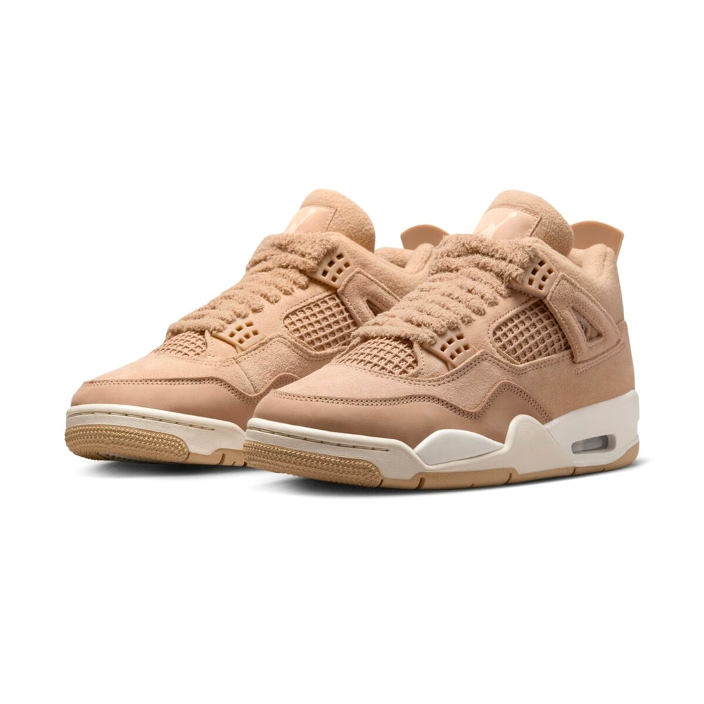 WOMEN'S AIR JORDAN 4 RETRO - HEMP/LT OREWOOD BRN