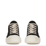 RICK OWENS DRKSHDW CONCORDIANS LOW SNEAKS - BLACK/MILK/MILK