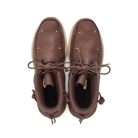 VISVIM FBT LHAMO-FOLK - DK BROWN