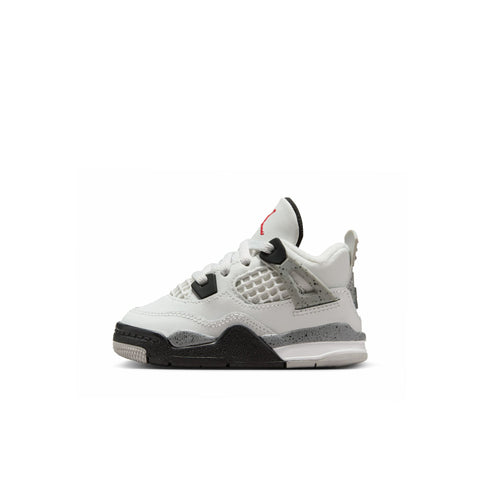 AIR JORDAN 4 RETRO OG 'WHITE CEMENT' TD - SUMMIT WHITE/FIRE RED/CEMENT GREY/BLACK