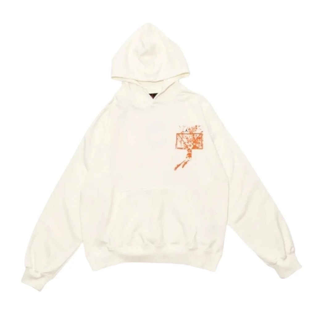 AIR JORDAN BROOKLYN OVERSIZED PULLOVER HOODIE - SAIL/STARFISH