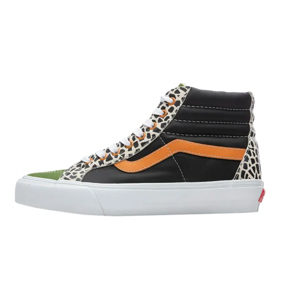 VANS SK8-HI REISSUE EF VLT LX 'ANIMAL PRINT’ - CACTUS /BLACK