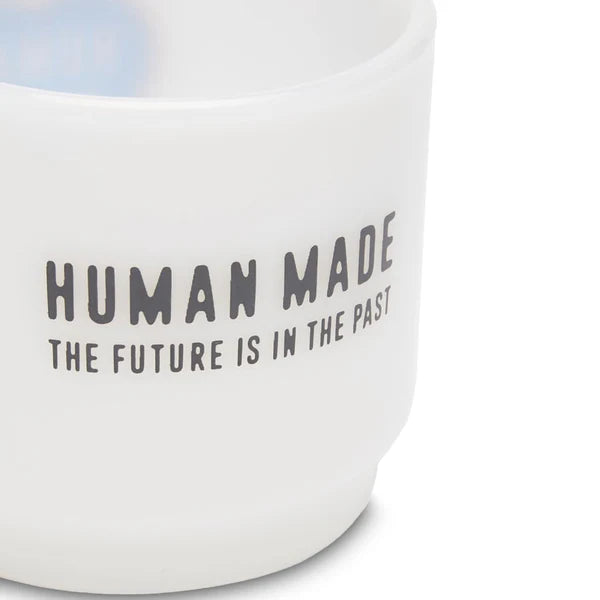 HUMAN MADE HEART GLASS MUG - WHITE