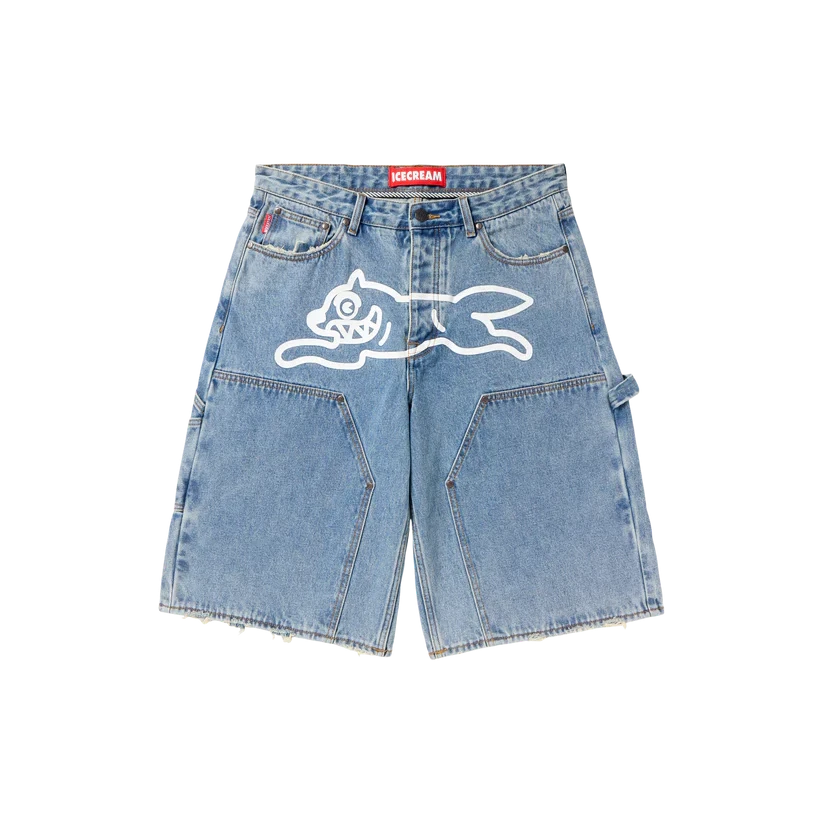 ICE CREAM DOUBLE SCOOP JEAN SHORTS (VANILLA FIT) - VANILLA BEAN