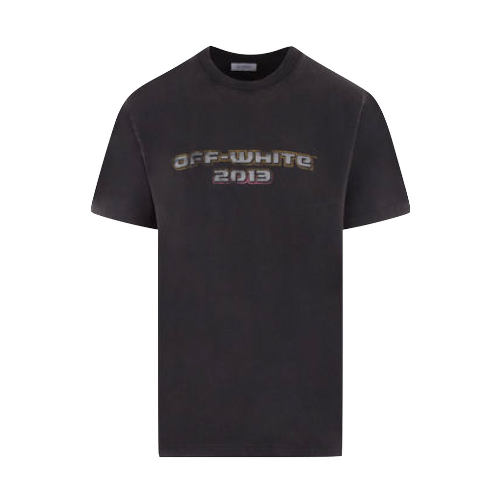 OFF—WHITE DIGIT BACCHUS SLIM S/S TEE - BLACK/MULTICOLOR