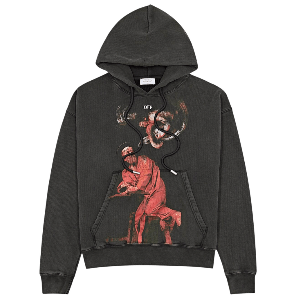 OFF—WHITE S. MATTHEW SKATE HOODIE BLACK/MULTICOLOR