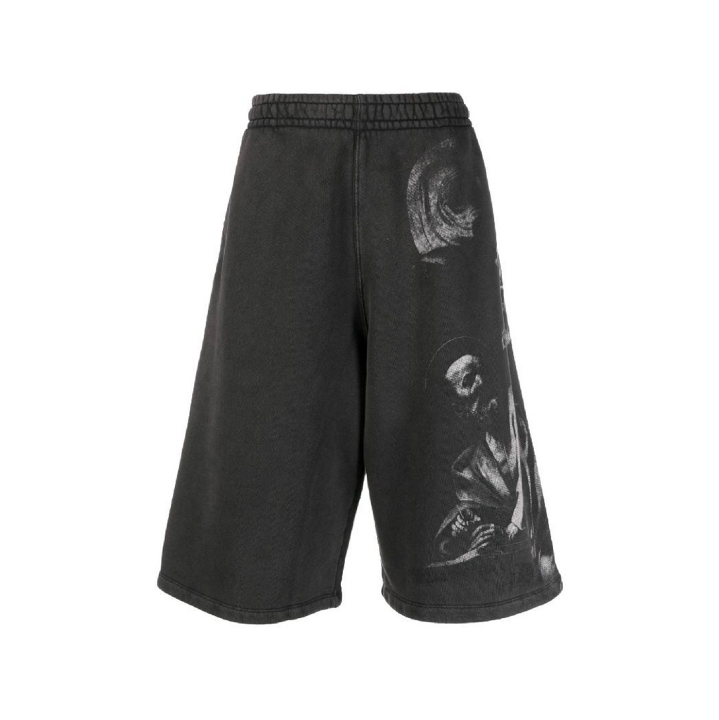 OFF—WHITE BW ST. MATTHEW OVER SWEATSHORT - BLACK/GREY