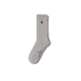 A BATHING APE APE HEAD ONE POINT SOCKS - GRAY