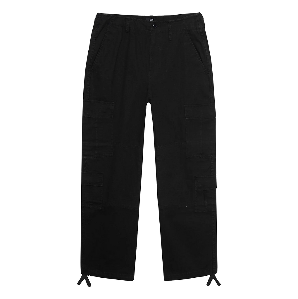 STÜSSY RIPSTOP SURPLUS CARGO - BLACK