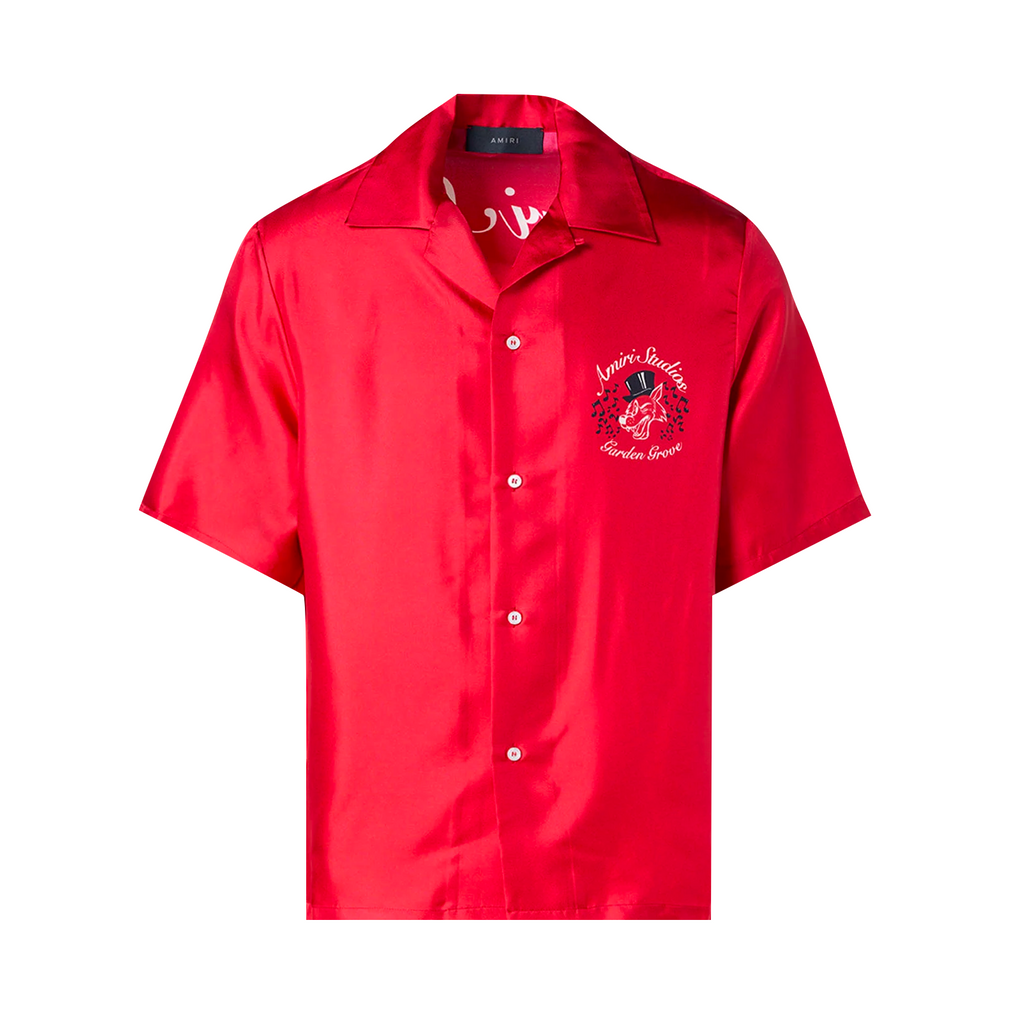 AMIRI STUDIOS S/S SHIRT - GOJI BERRY