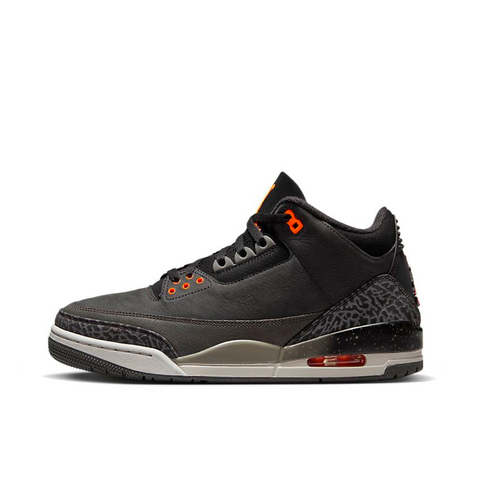 AIR JORDAN 3 RETRO "FEAR" GS - NIGHT STADIUM/TOTAL ORANGE-BLACK