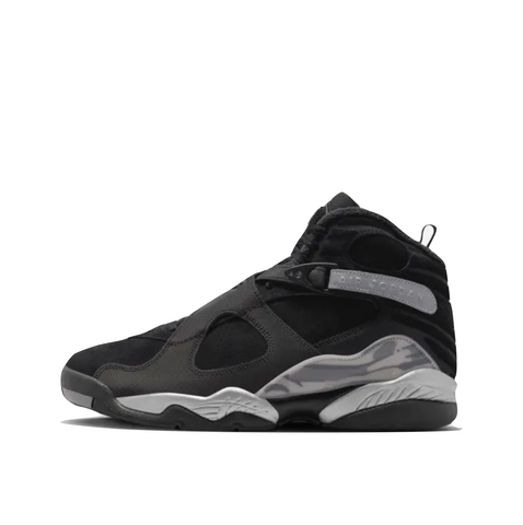 AIR JORDAN 8 RETRO WINTERIZED GS - BLACK/GUNSMOKE-METALLIC SILVER