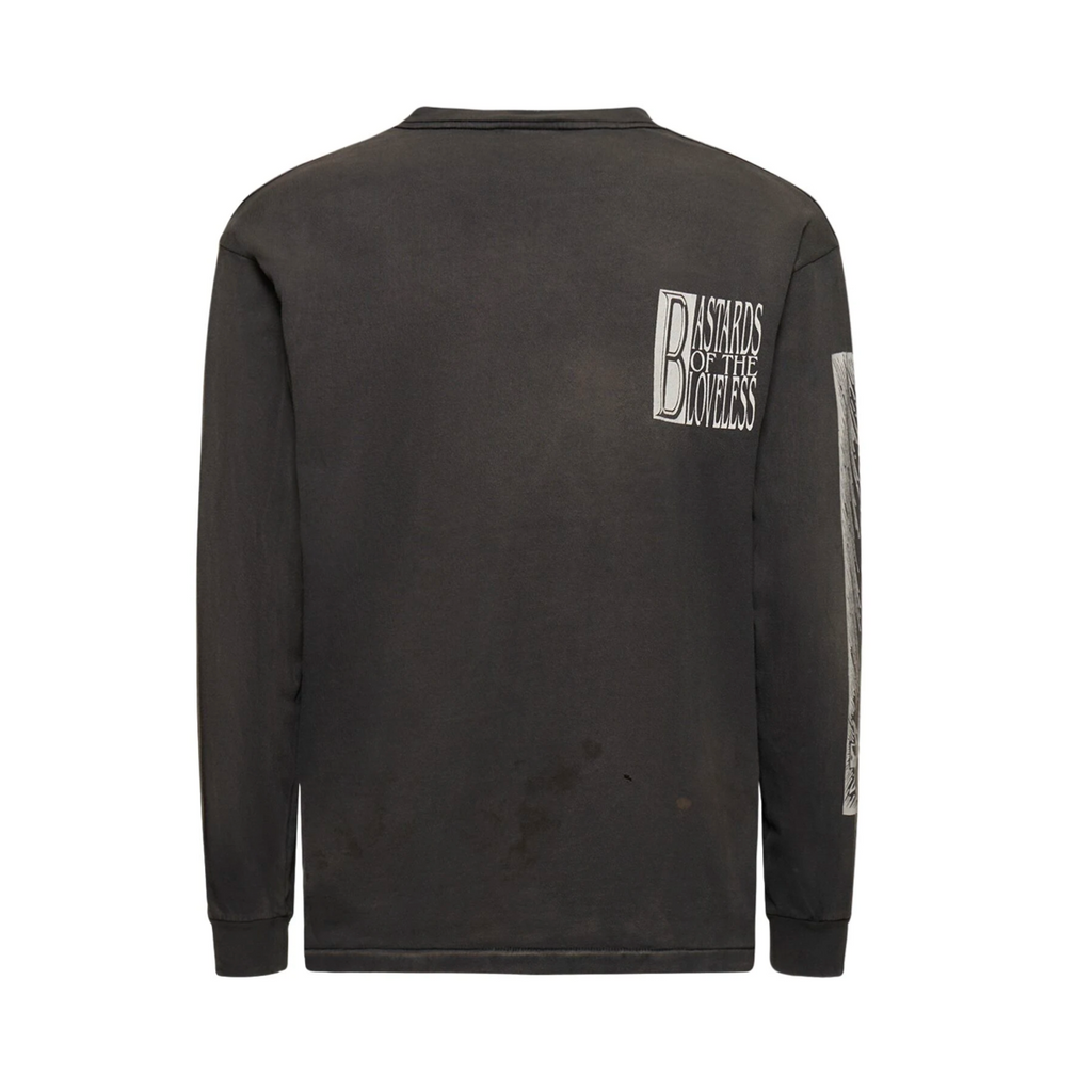 SAINT MICHAEL THE MUTANTS LS TEE - BLACK