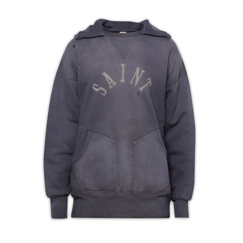 SAINT MICHAEL M13 CREWNECK SWEATSHIRT - NAVY