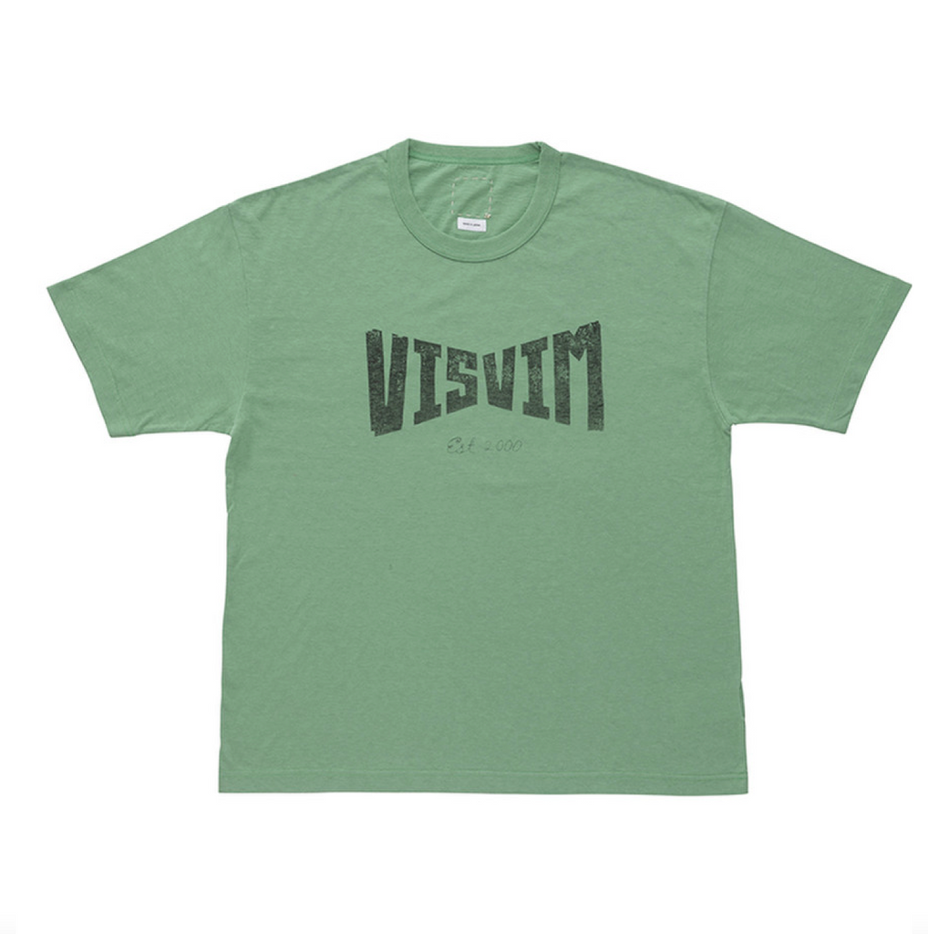 VISVIM HERITAGE TEE S/S - LT GREEN