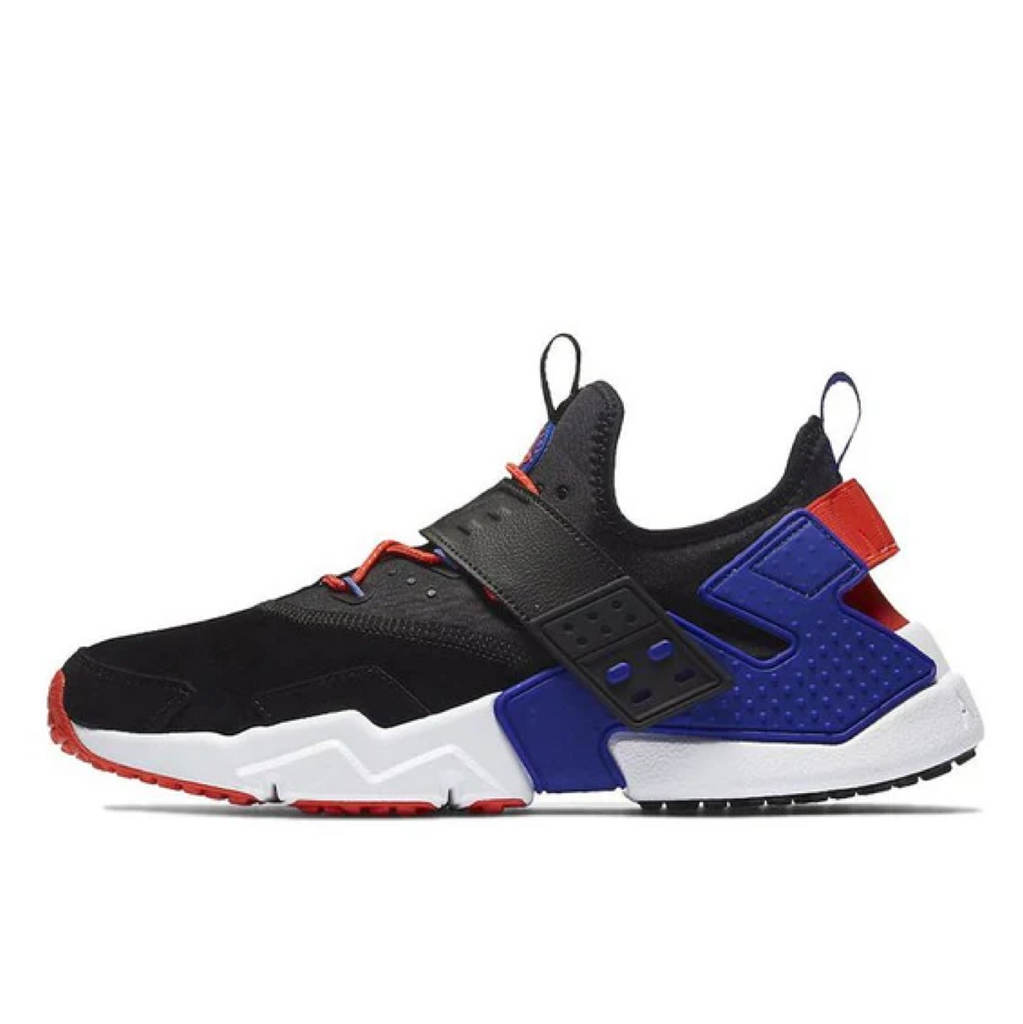 NIKE AIR HUARACHE DRIFT PRM - BLACK/RUSH VIOLET-RUSH ORANGE