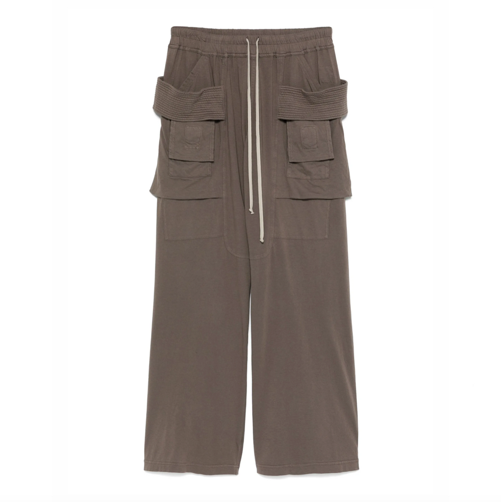 RICK OWENS DRKSHDW CREATCH WIDE CARGO DRAWSTRING - DUST