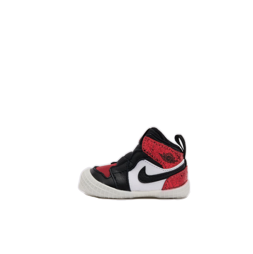 AIR JORDAN 1 'RUBY' CRIB BOOTIE (INFANT) - VARSITY RED/BLACK