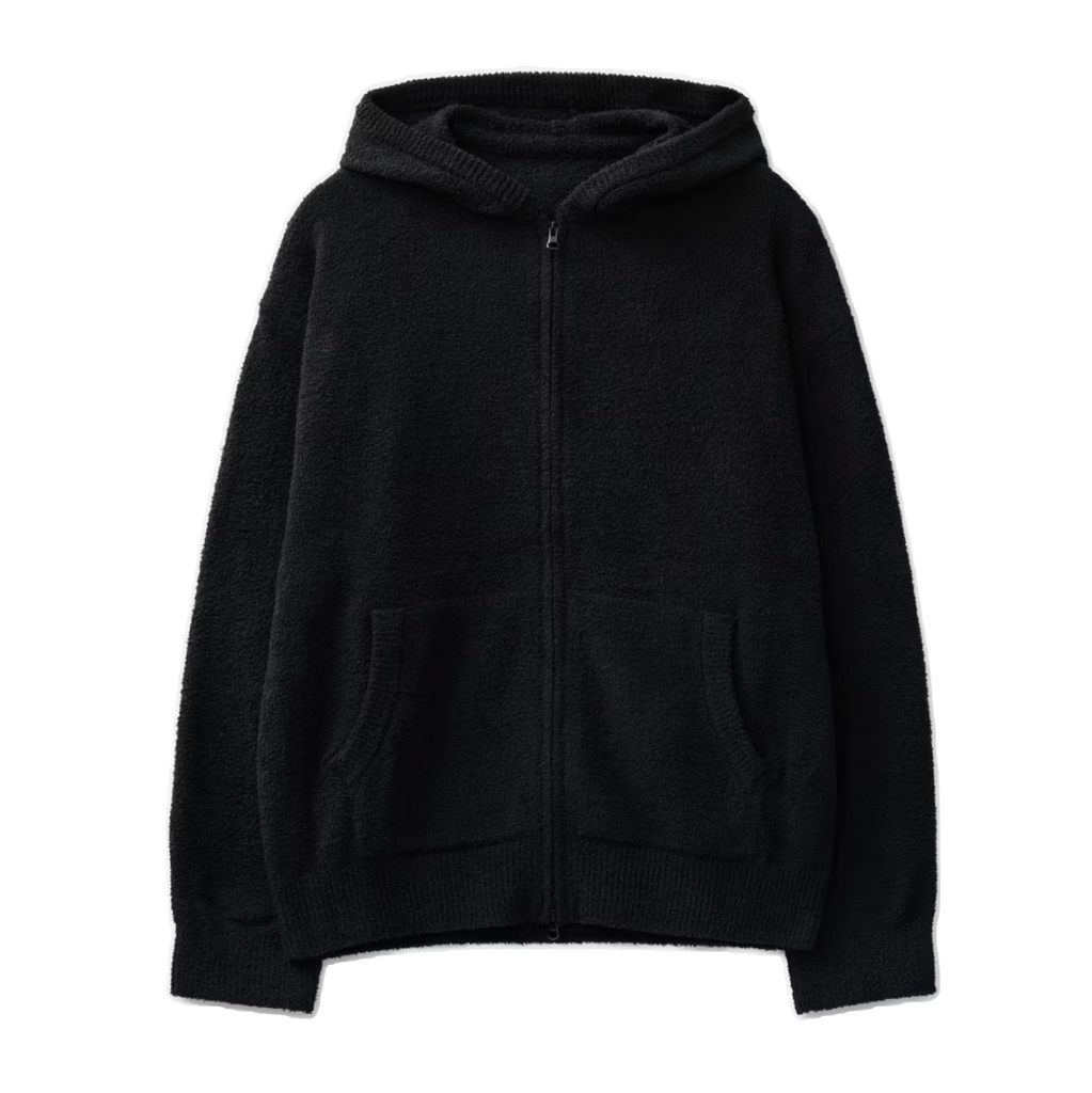 MASTERMIND WORLD LOUNGE ZIP UP HOODIE - BLACK/CHARCOAL