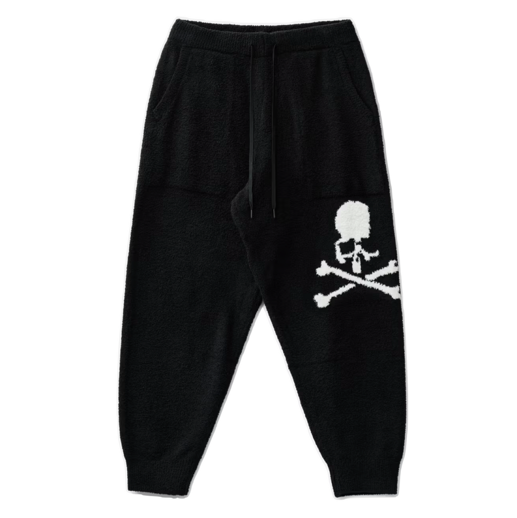 MASTERMIND WORLD LOUNGE PANTS - BLACK/WHITE