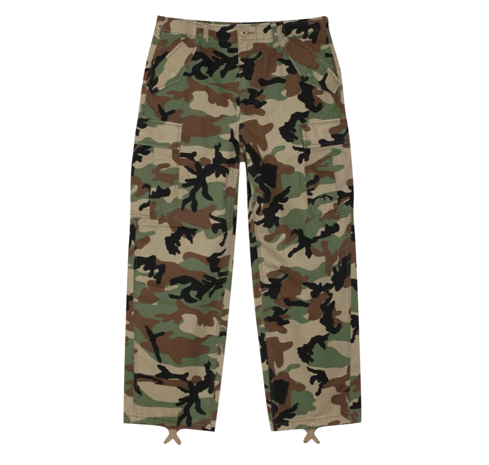 STÜSSY CARGO PANT - WOODLAND CAMO