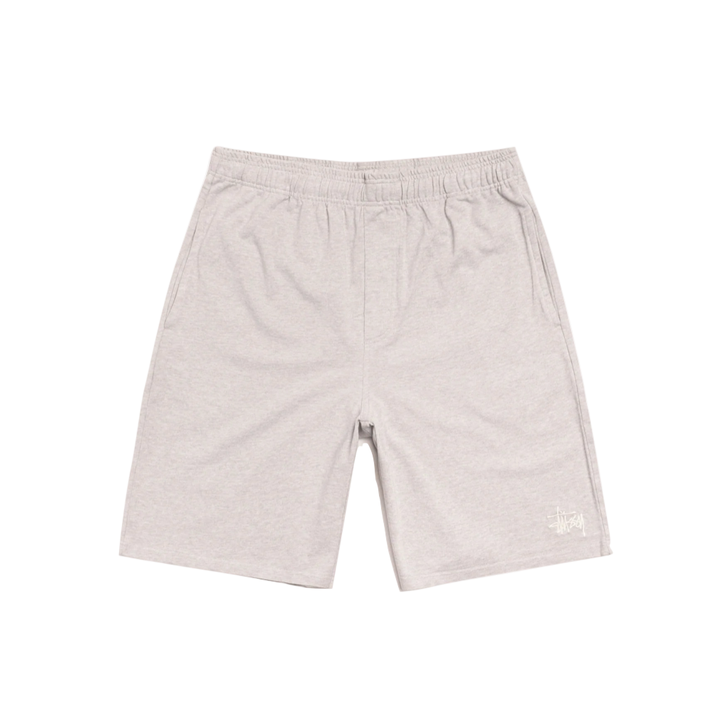STÜSSY JERSEY SHORT - HEATHER GRAY