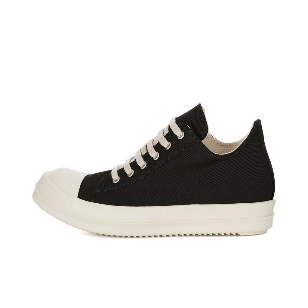 RICK OWENS DRKSHDW CONCORDIANS LOW SNEAKS - BLACK/MILK/MILK RICK OWENS DRKSHDW CONCORDIANS LOW SNEAKS - BLACK/MILK/MILK