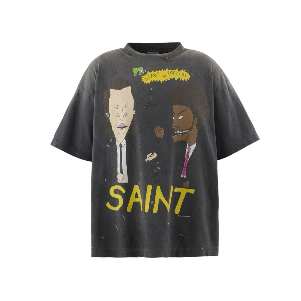 SAINT MICHAEL RAPTURE SS TEE - BLACK