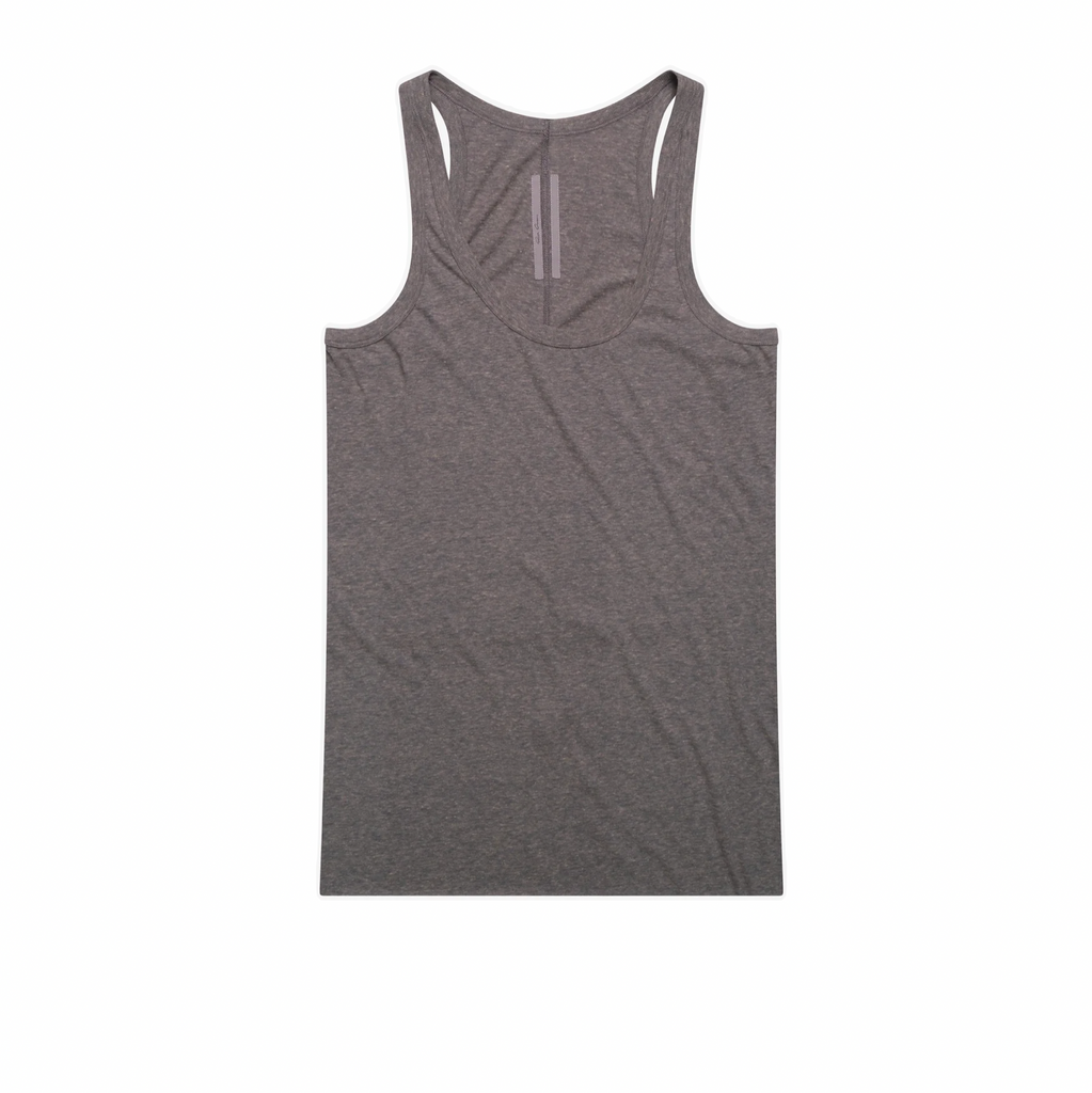 RICK OWENS PONY TANK - GREY MELANGE