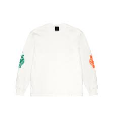 AIR JORDAN RARE AIR WASHED 85 LONG SLEEVE - SAIL/BRILLIANT ORNGE