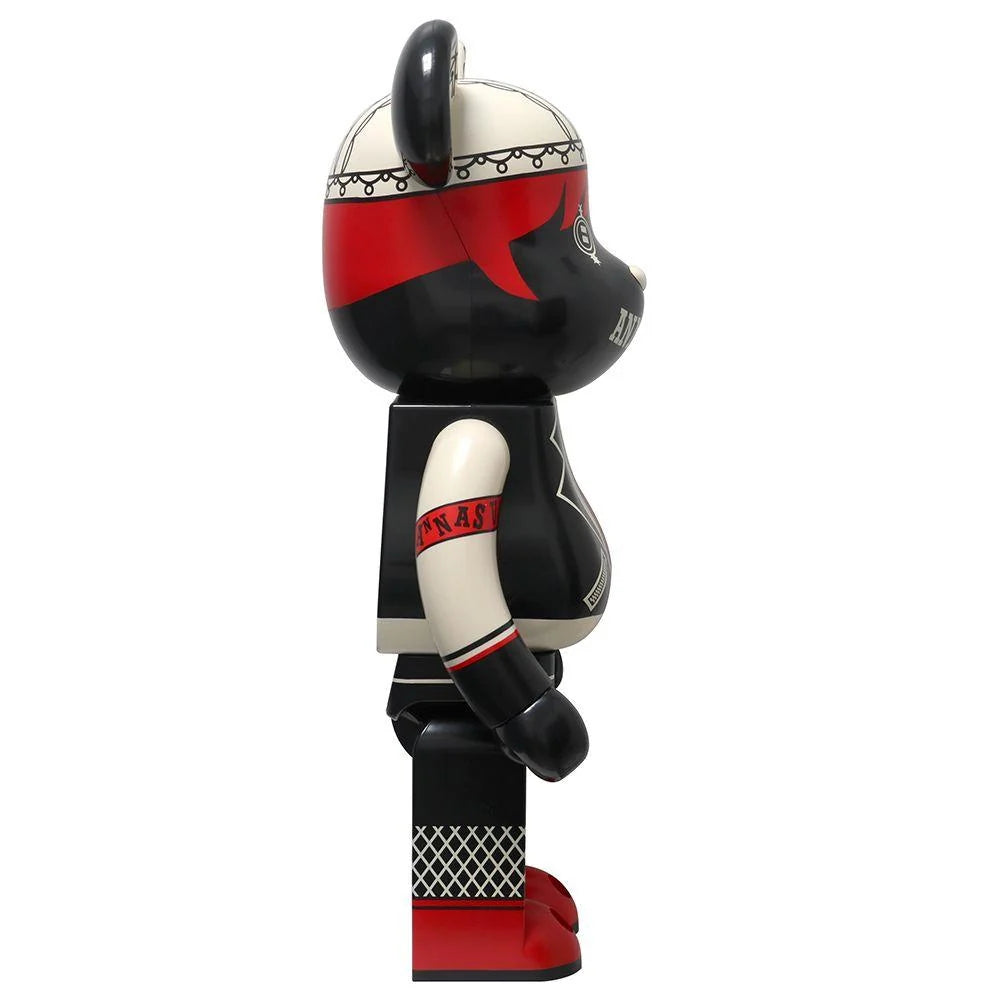 MEDICOM x ANNA SUI RED AND BEIGE 1000% BEARBRICK FIGURE - BEIGE