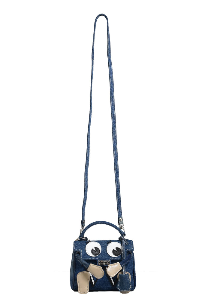 READYMADE X DR. WOO DENIM MONSTER BAG - BLUE