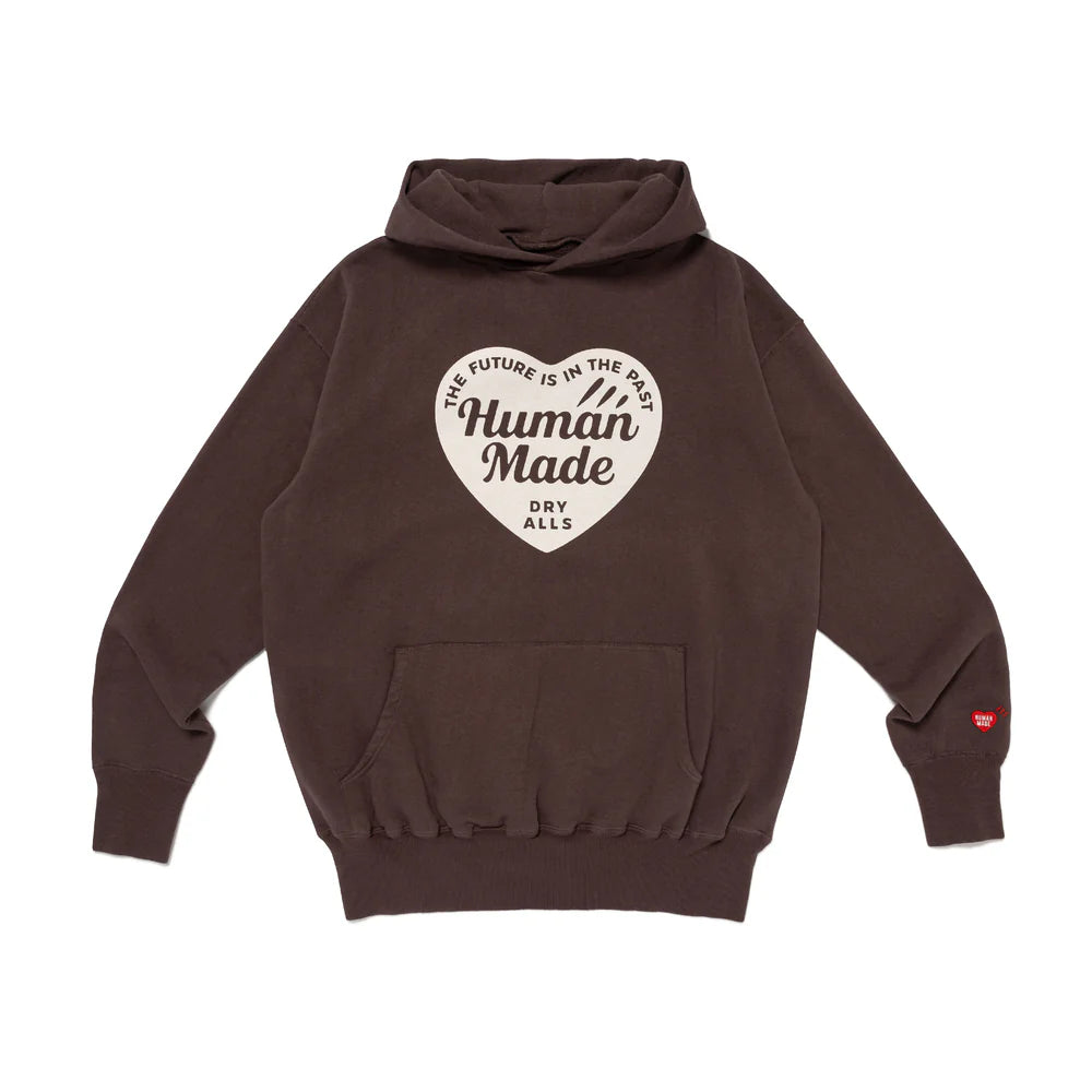 HUMAN MADE TSURIAMI HOODIE - BROWN