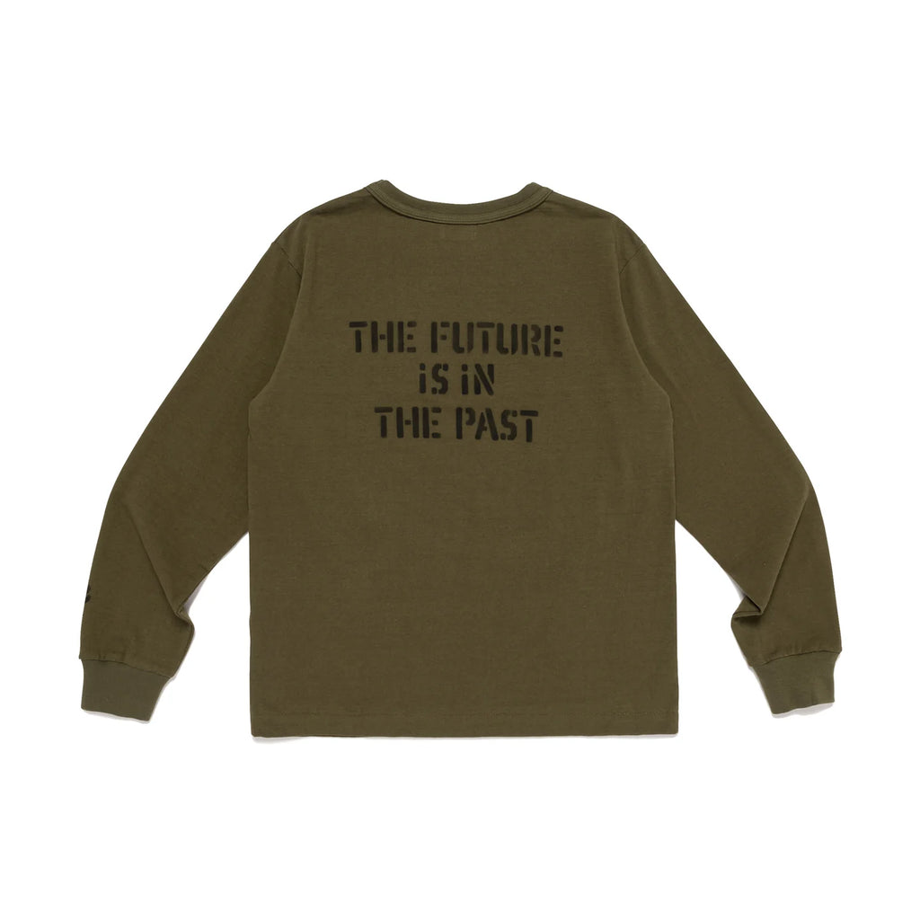 HUMAN MADE MILITARY L/S T-SHIRT - OLIVE DRAB