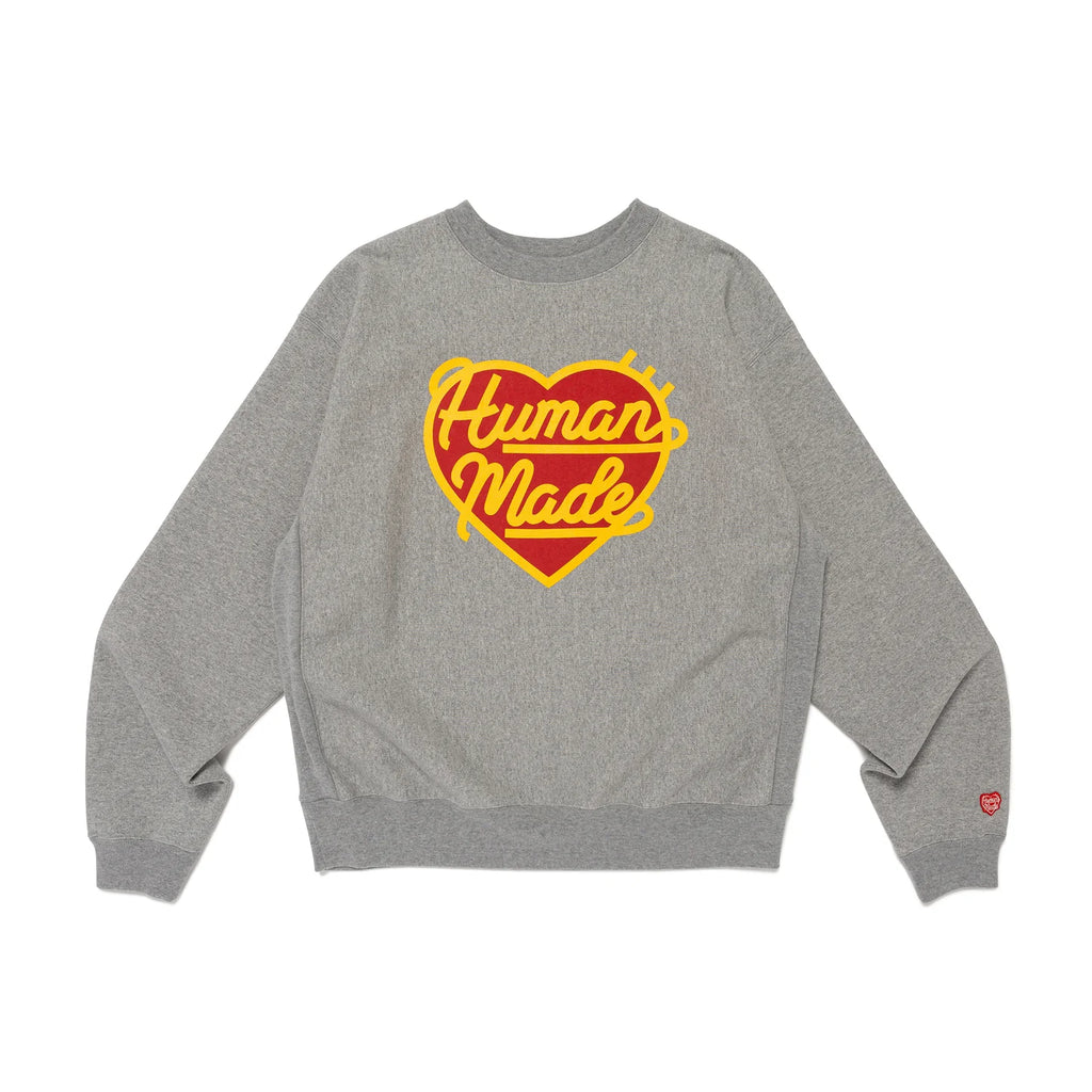 HUMAN MADE HEAVYWEIGHT SWEATSHIRT - GREY
