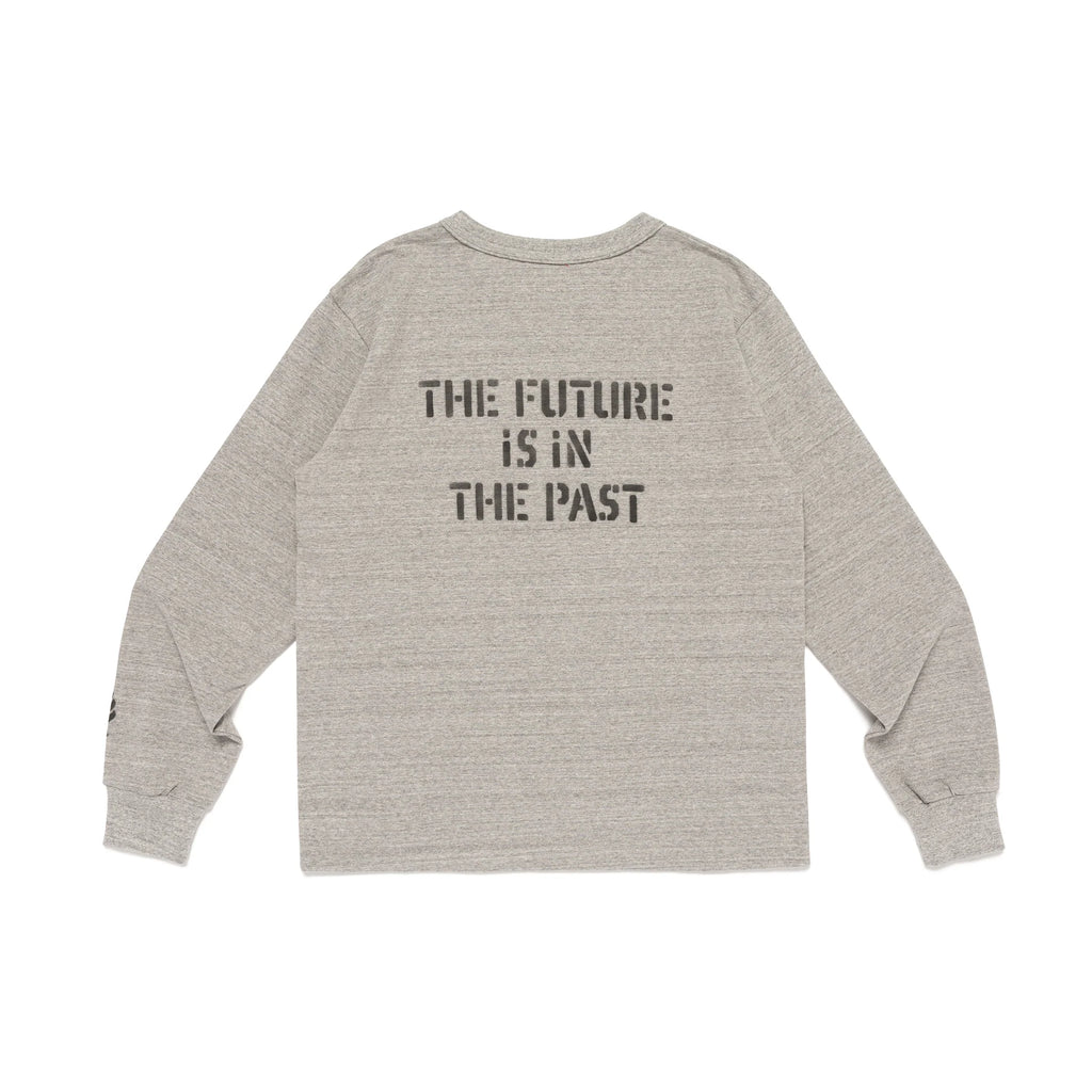 HUMAN MADE MILITARY L/S T-SHIRT - GREY