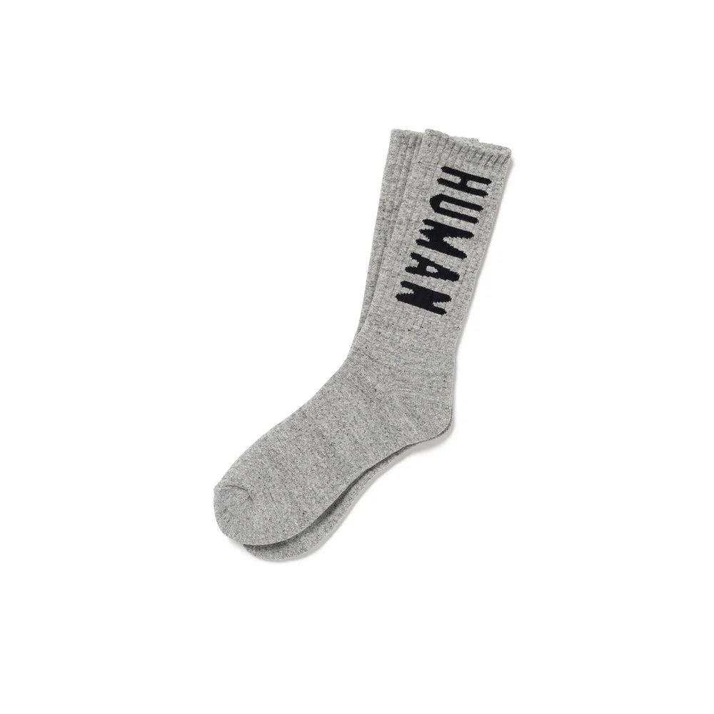 HUMAN MADE HM LOGO SOCKS - GREY