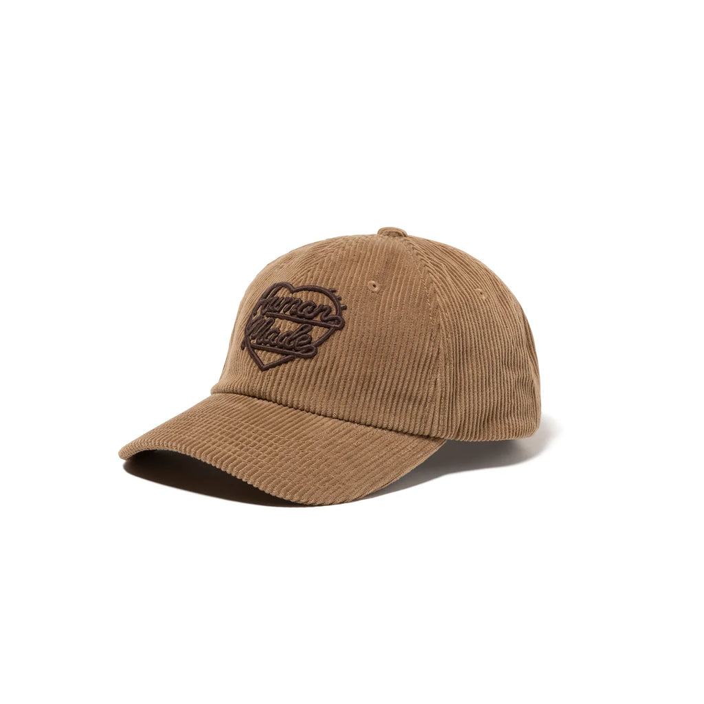 HUMAN MADE 6PANEL CORDUROY CAP - BEIGE
