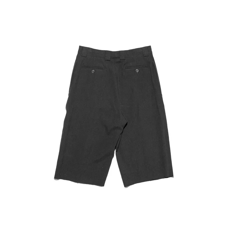 ENFANTS RICHES DÉPRIMÉS JAPANESE HERRINGBONE BOILER ROOM SHORTS - BLACK / IVORY