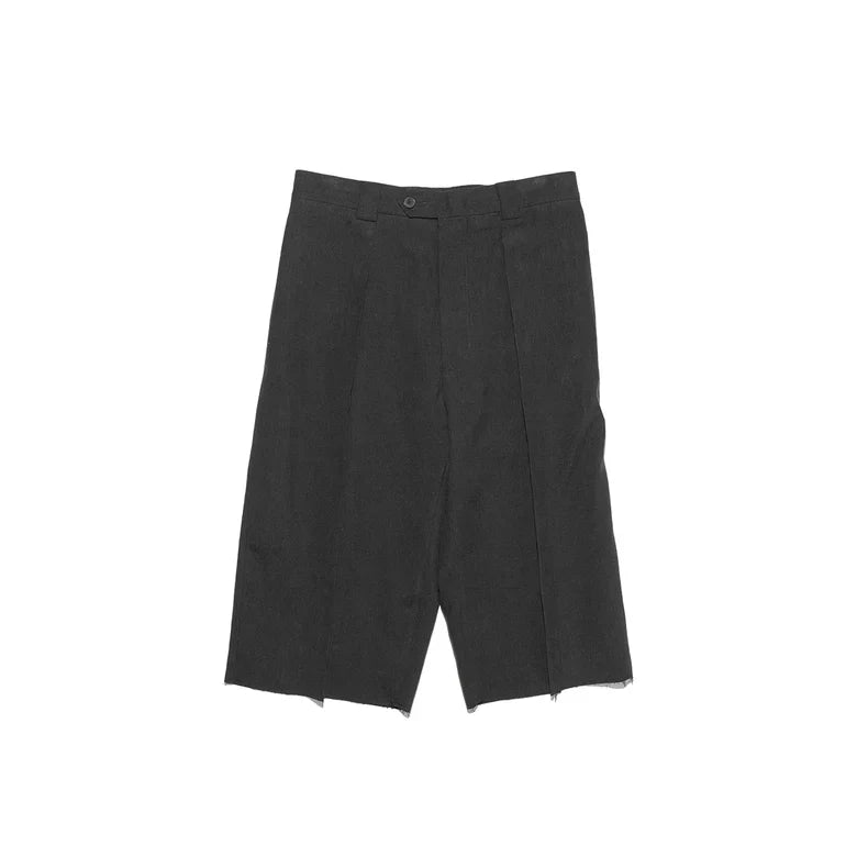 ENFANTS RICHES DÉPRIMÉS JAPANESE HERRINGBONE BOILER ROOM SHORTS - BLACK / IVORY