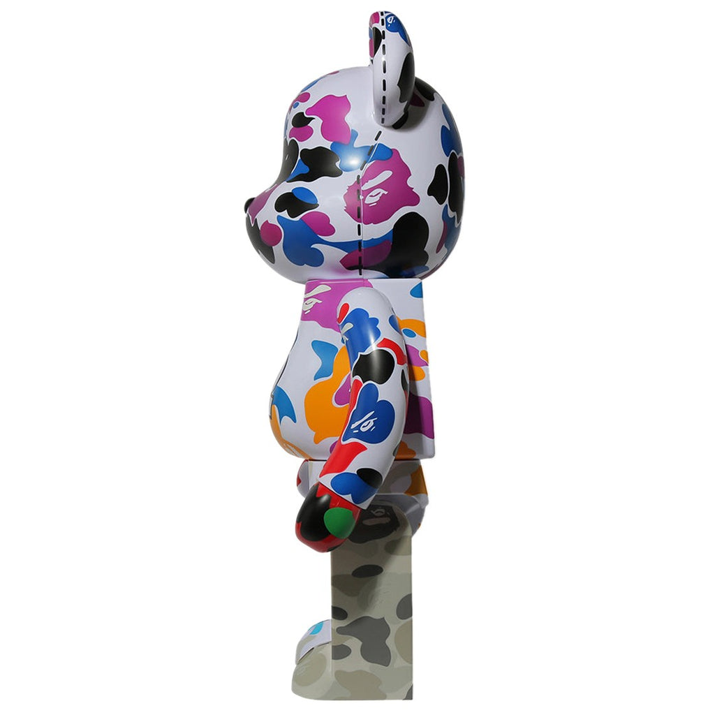 A BATHING APE 28TH ANNIVERSARY X MEDICOM BAPE CAMO #2 1000% BE@RBRICK - BLUE