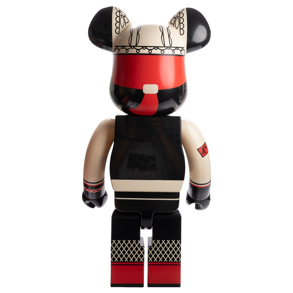 MEDICOM x ANNA SUI RED AND BEIGE 1000% BEARBRICK FIGURE - BEIGE