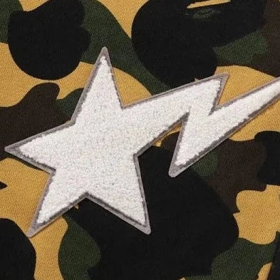A BATHING APE 1ST CAMO SWEAT PANT - YELLOW