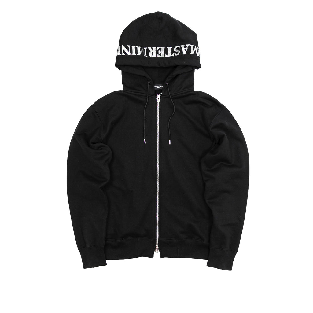MASTERMIND SEQUIN SKULL ZIP-UP SWEATSHIRT - BLACK