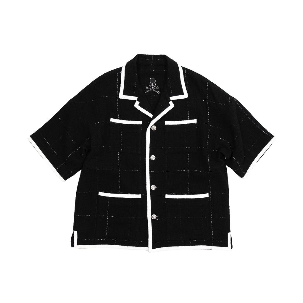 MASTERMIND OVERSIZE WOVEN SHIRT - BLACK