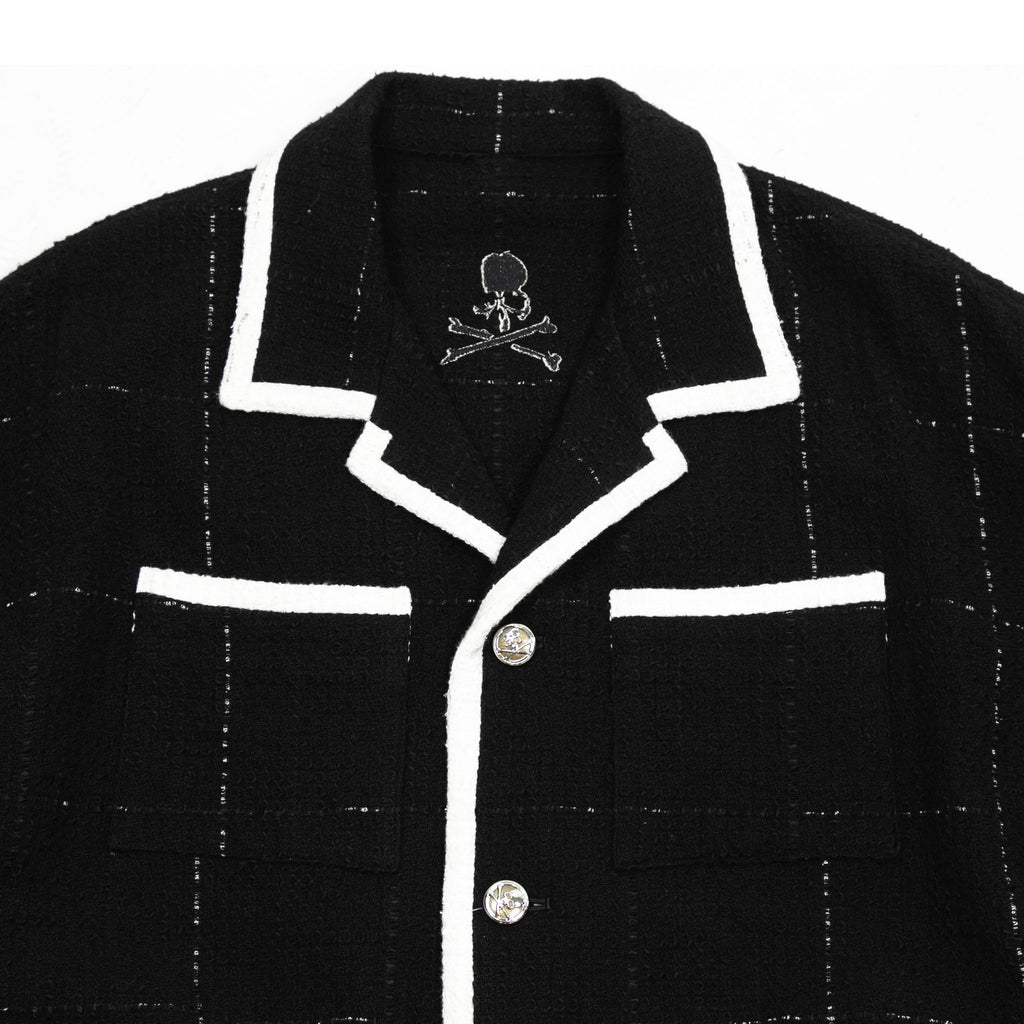 MASTERMIND OVERSIZE WOVEN SHIRT - BLACK