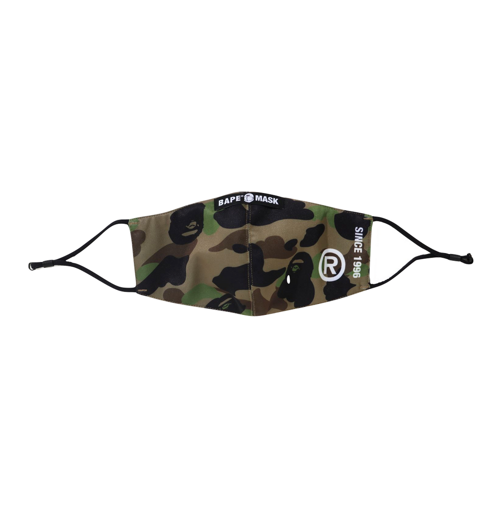 BAPE 1ST CAMO MASK - GREEN