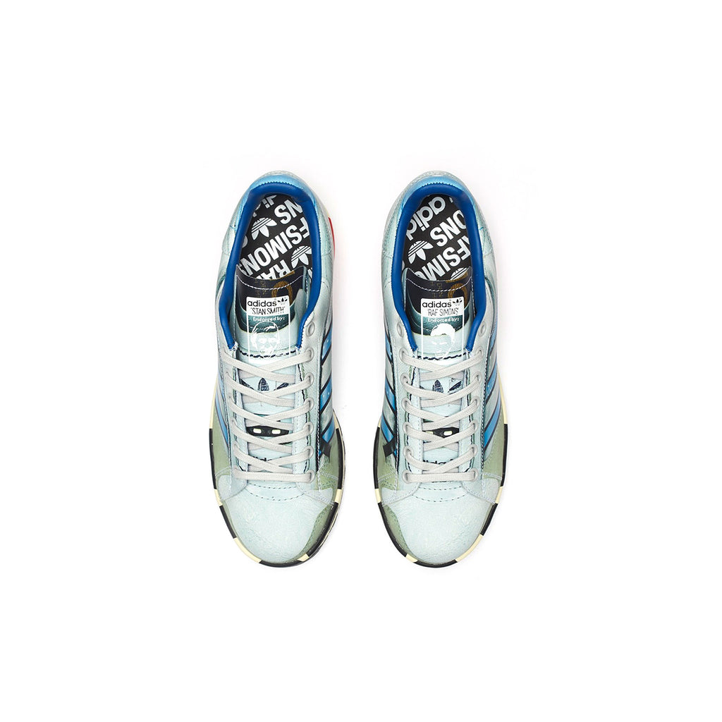 ADIDAS x RS MICROPACER STAN SMITH SHOES - SILVER METALLIC / RED / RED