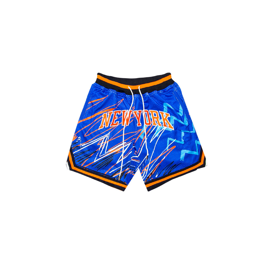JUST DON SUBLIMATED SUB SHORTS - KNICKS