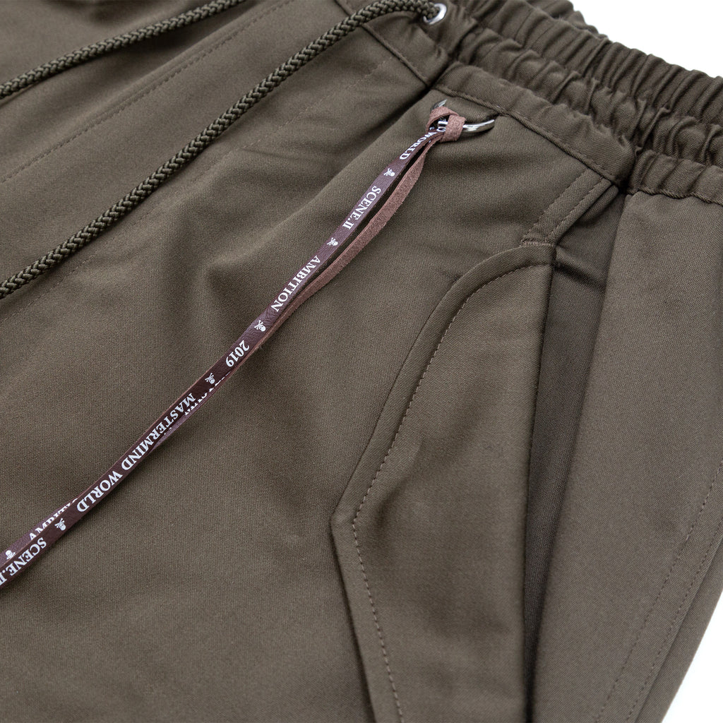 KHAKI MASTERMIND SKULL CARGO PANT STRING DETAIL